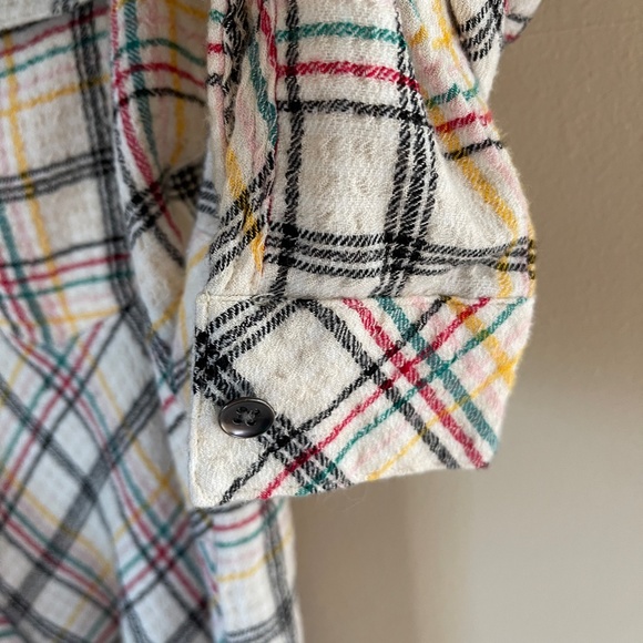 Splendid plaid hi-low top, faux wrap front, size small - Picture 8 of 16